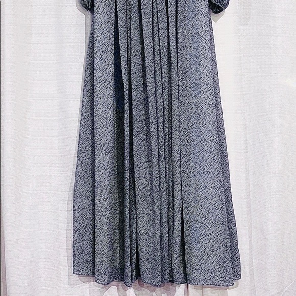 Halston Heritage Off the Shoulder Long Pleated Evening Gown - Picture 8 of 8